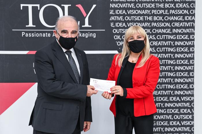 A Presidential Visit at Toly, Including a Charitable Donation to the Malta Community Chest Fund